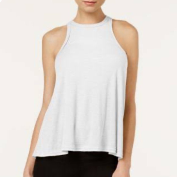 Free People White Ribbed Tank Top - Picture 1 of 6